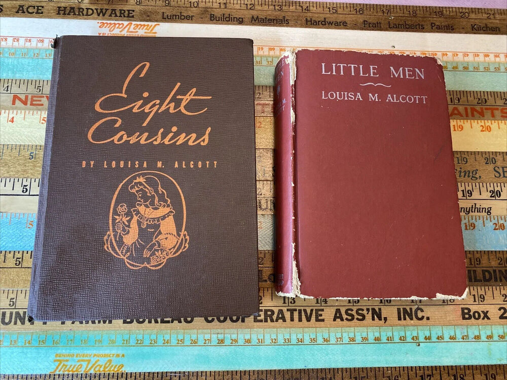 Eight Cousins HC Book Louisa May Alcott VINTAGE 1940 Little Men 1913